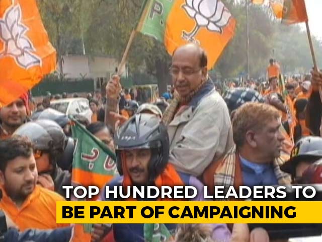 5,000 Rallies In 20 Days: BJP's Big Plan For Delhi Elections
