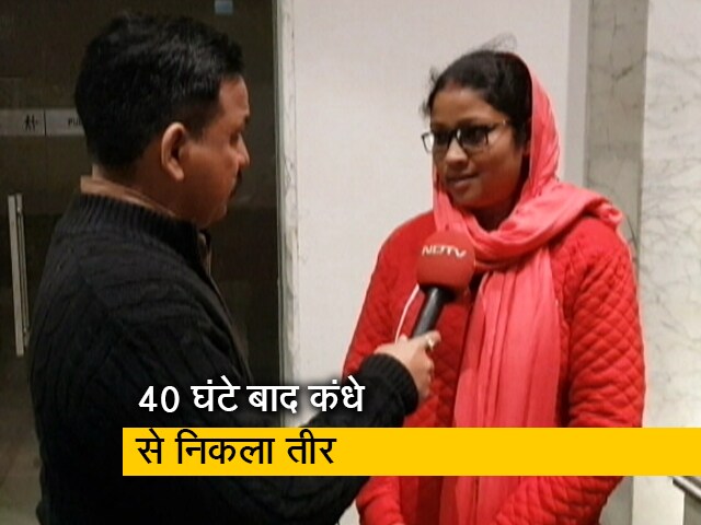 निकल गया शिवांगनी के कंधे के पार हुआ तीर