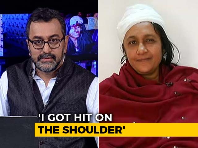 "It Was Raining Stones," Says JNU Professor Injured In Attack