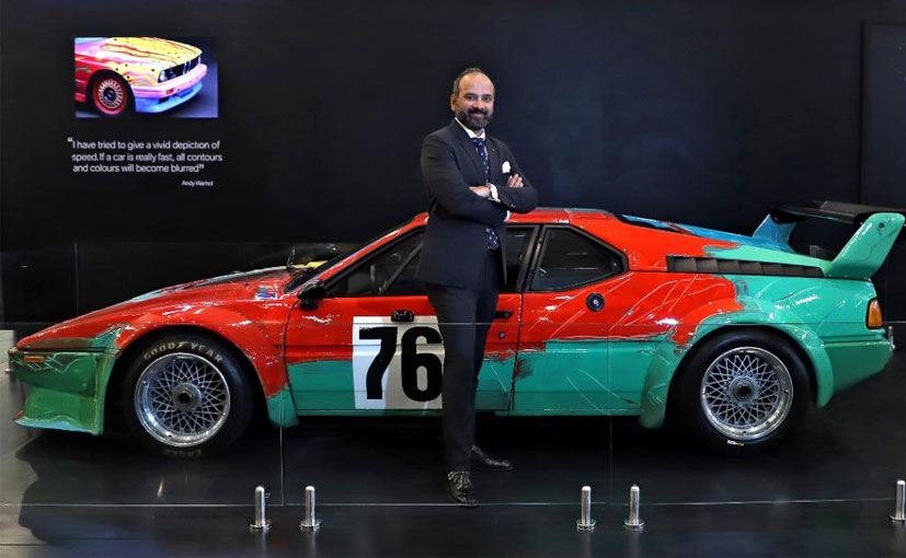 BMW Showcases Renowned Artist Andy Warhol's 1971 M1 Art Car In India