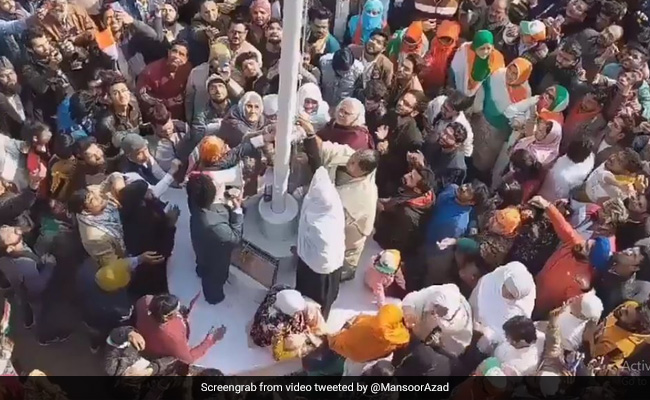 <i>Dadis</i> Of Shaheen Bagh, Rohit Vemula's Mother Hoist National Flag On Republic Day