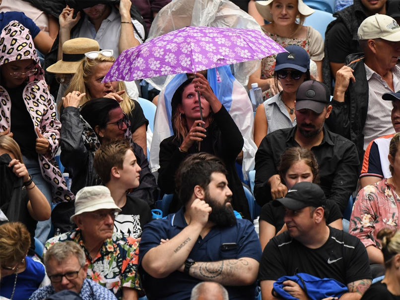 First Smog, Now Rain As Conditions Cause Havoc At Australian Open