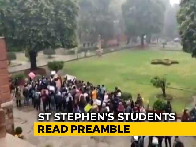St Stephen's Students Boycott Classes In "Very, Very Rare" Move, For JNU