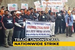 In Mumbai, Bharat Petroleum Employees Join Nationwide Strike By Trade Unions In Mumbai, Bharat Petroleum Employees Join Nationwide Strike By Trade Unions
