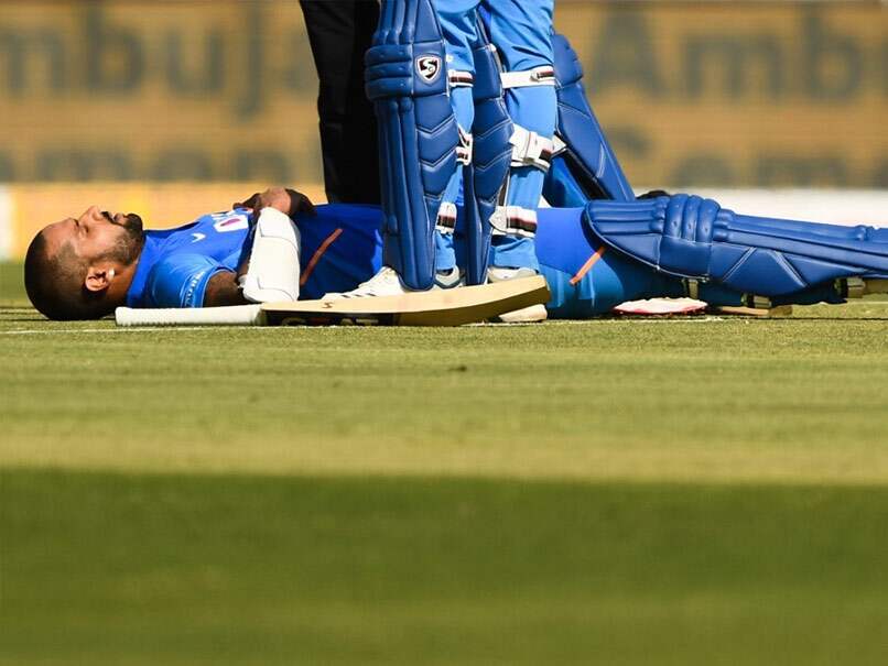 India vs Australia 2nd ODI: Rib Injury Prevents Shikhar Dhawan From Fielding Against Australia India vs Australia 2nd ODI: Rib Injury Prevents Shikhar Dhawan From Fielding Against Australia