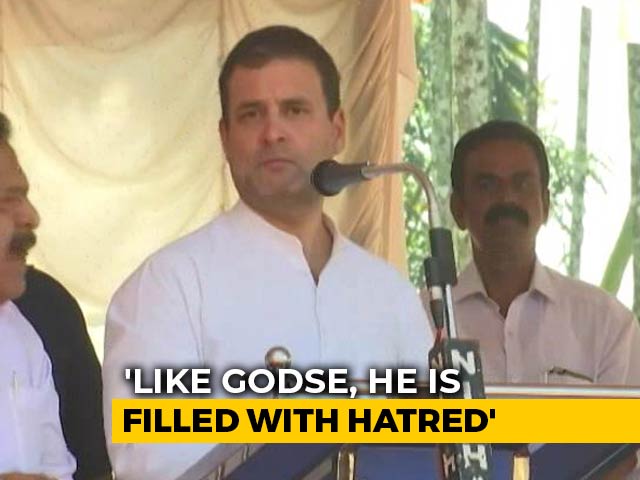 Nathuram Godse, Narendra Modi Believe In The Same Ideology: Rahul Gandhi