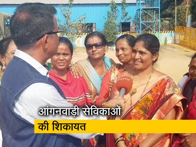 भारत बंद में गूंजी आंगनवाड़ी की सेविकाओं की व्यथा