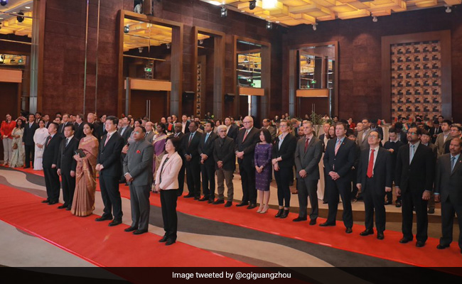 Indian Embassy Holds Republic Day Reception In Beijing