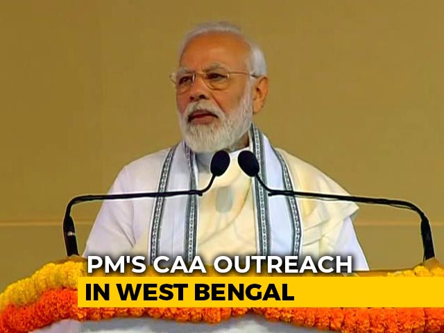 "Citizenship Law Not To Snatch Citizenship...": PM In Kolkata On Day 2