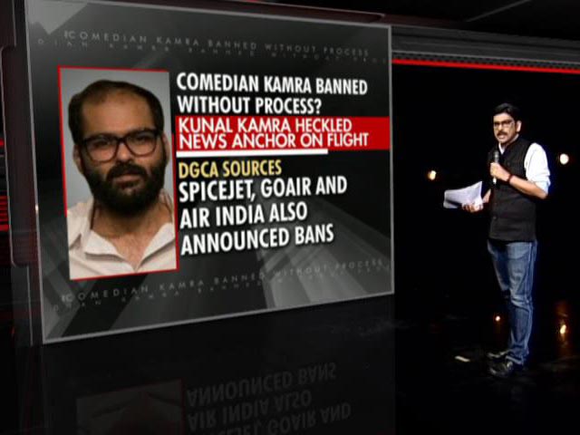 Comedian Kunal Kamra's Airline Ban For 'Heckling'