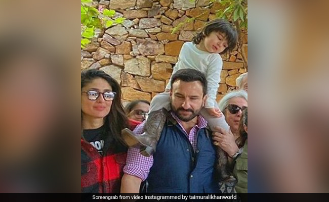 सैफ अली खान को फिल्म 'तान्हाजी' में देखकर एक्साइटेड हुए तैमूर अली खान, कहने लगे- 'सरदार जी, सरदार जी'