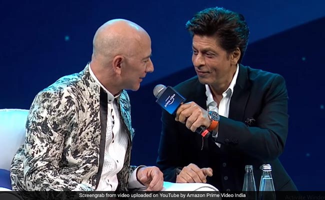 What Jeff Bezos Is Superstitious About, As Told To Shah Rukh Khan
