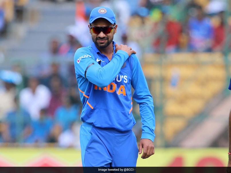 IND vs AUS 3rd ODI: Shikhar Dhawan Injures Shoulder, Taken For X-Ray
