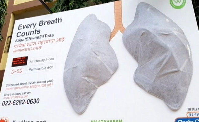 Artificial Lungs Put Up In Mumbai Start Turning Black Within A Week