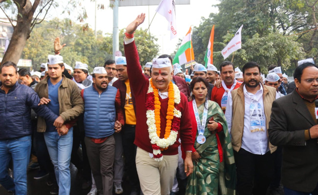 "Fighting To Cross 68 Seats In Delhi": Manish Sisodia Ahead Of Delhi Polls