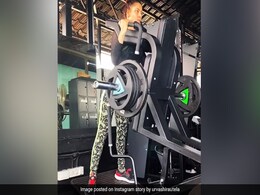 बॉलीवुड एक्ट्रेस उर्वशी रौतेला ने उठाया 100 किलो वजन, एक्सरसाइज करते देख छूट जाएंगे पसीने- Viral Video बॉलीवुड एक्ट्रेस उर्वशी रौतेला ने उठाया 100 किलो वजन, एक्सरसाइज करते देख छूट जाएंगे पसीने- Viral Video