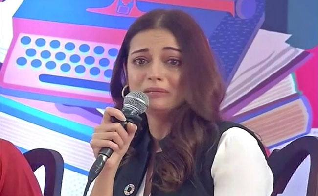 "Don't Hold Back": Dia Mirza Breaks Down At Jaipur Literature Festival