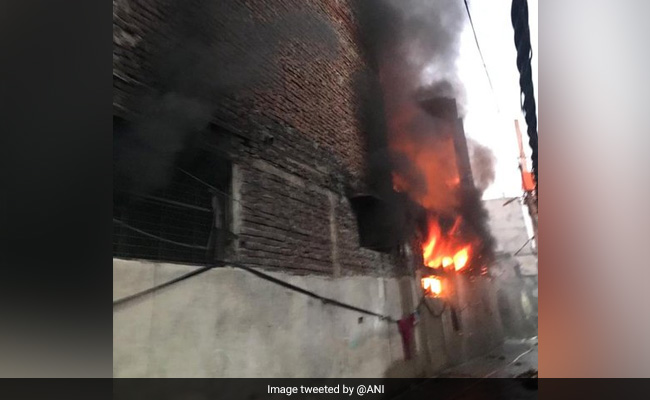 Fire Breaks Out At Mayapuri Shoe Factory In Delhi; No Casualties