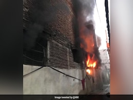 Fire Breaks Out At Mayapuri Shoe Factory In Delhi; No Casualties Fire Breaks Out At Mayapuri Shoe Factory In Delhi; No Casualties