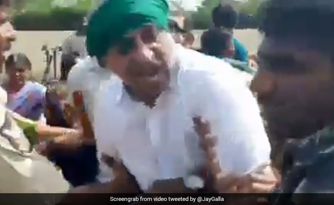 TDP MP Jayadev Galla, Protesting Against Andhra's 3-Capital Plan, Jailed