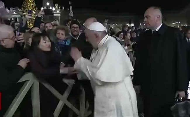 Pope Says Sorry For Slapping Devotee Who Tugged Him