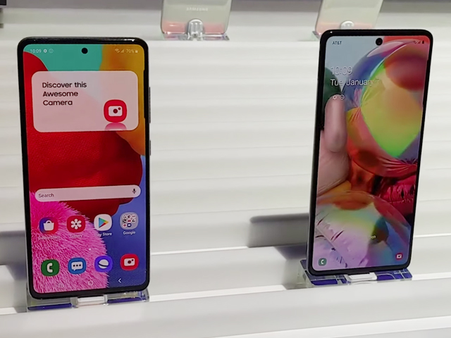 CES 2020: First Look At The New Samsung Galaxy A51 And Galaxy A71