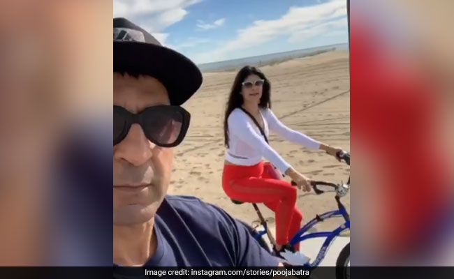 Golden Globes After Party Done, Pooja Batra And Nawab Shah Chill In California