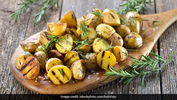 Grilled Potato Kebabs