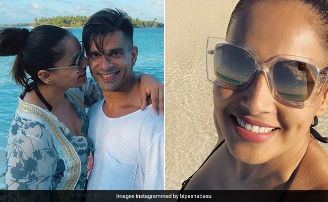 बिपाशा बसु की Beach Photos हुईं वायरल, पति करण सिंह ग्रोवर के साथ इस अंदाज में आईं नजर