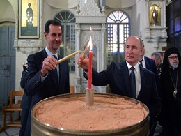 Vladimir Putin Makes Rare Visit To Syria, Meets Bashar al-Assad Vladimir Putin Makes Rare Visit To Syria, Meets Bashar al-Assad