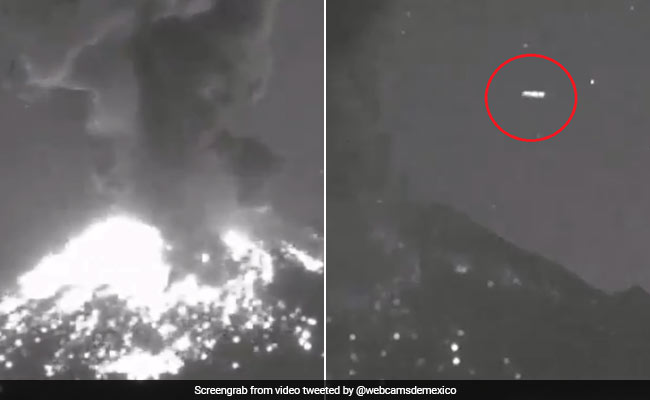 Video: UFO Floats Behind Erupting Volcano, Triggers Alien Debate