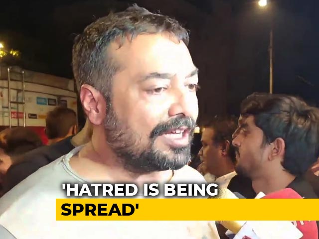 Anurag Kashyap And Anubhav Sinha At Protest Supporting JNU Students