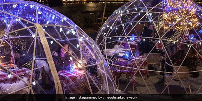 Fancy A Dinner Inside An Igloo? This New York Restaurant Is Just What You're Looking For