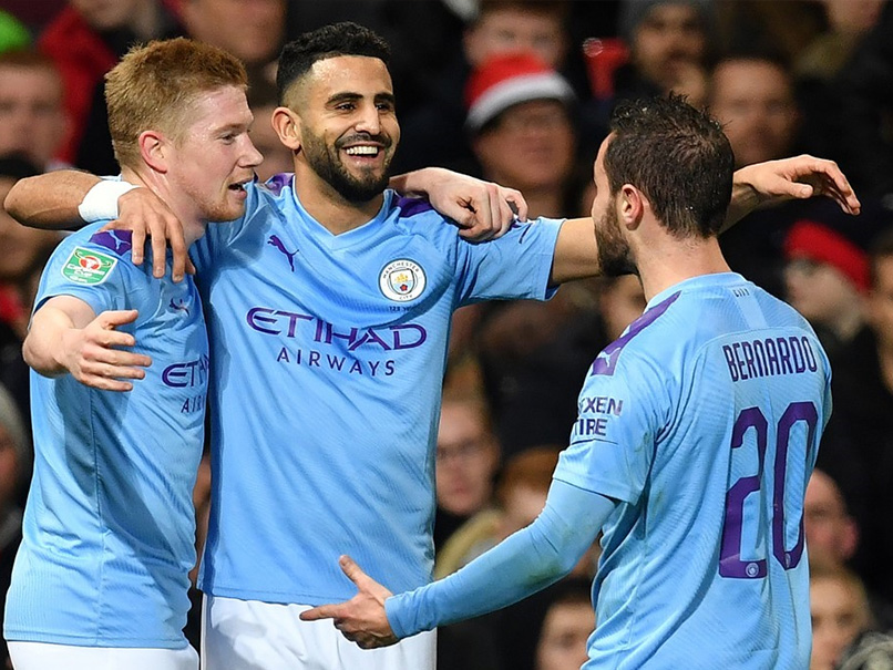 Manchester City Outclass Manchester United To Put One Foot In League Cup Final