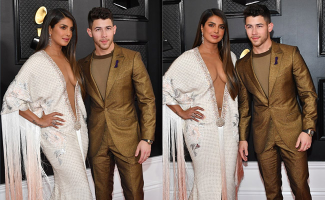 Grammys 2020: Priyanka Chopra Is Bold And Beautiful In A Plunge Dress