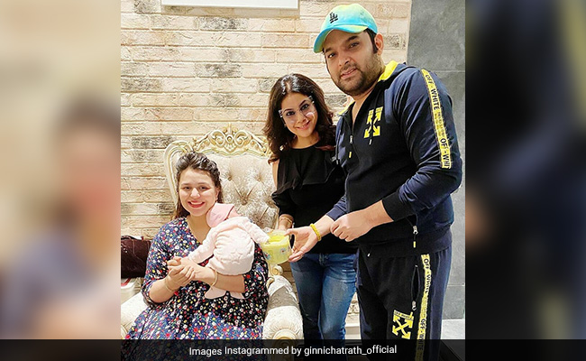 Kapil Sharma, Ginni Chatrath Get Daughter Anayra's Hands And Feet Casting Made