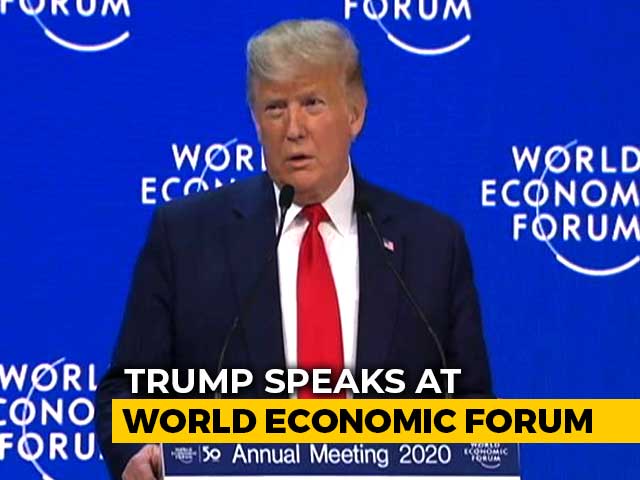 "...No Better Place Than US": Trump Lauds His Economic Initiatives In Davos