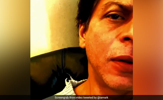 शाहरुख खान बना रहे थे Video, तभी पीछे से आई ऐसी आवाज, शर्म के मारे लाल हो गए किंग खान- देखें Video