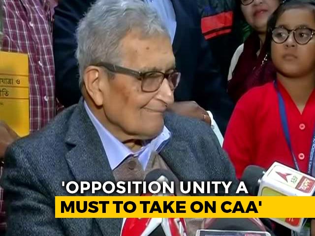 "If There Is No Unity...": Amartya Sen Weighs In On Protests Against CAA