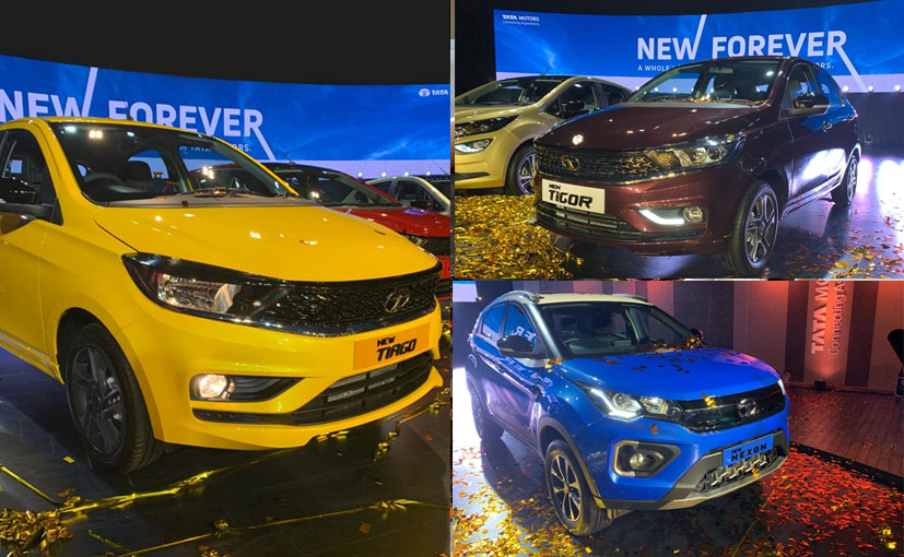 Tata Tiago, Tigor, Nexon Facelifts Launched In India; Prices Start At Rs. 4.60 Lakh