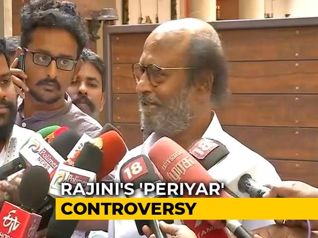 Rajinikanth Says "Won't Apologise" For Comments On 'Periyar' Amid Protest