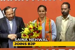 Saina Nehwal Joins BJP, Says "Wish To Serve Country Like Narendra Sir" Saina Nehwal Joins BJP, Says "Wish To Serve Country Like Narendra Sir"