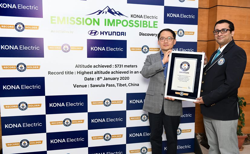 Hyundai Kona Electric Sets New Guinness World Record