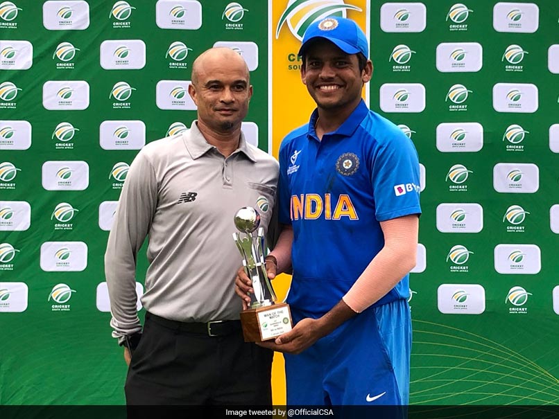 Priyam Garg Leads With Century As India U-19 Beat South Africa By 66 Runs