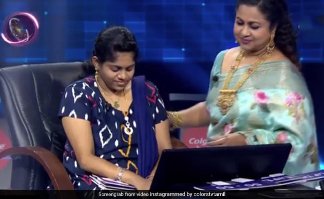 <I>Kodeeswari</i>: Differently-Abled Contestant Kousalya Kharthika Wins Rs 1 Crore On <I>Kaun Banega Crorepati Tamil</i>