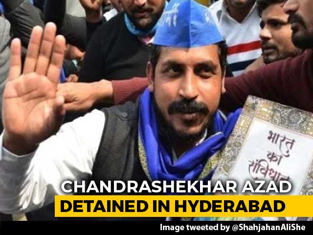 Bhim Army Chief Detained In Hyderabad Ahead Of Anti-CAA Protest