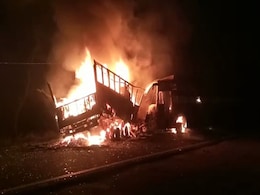 20 Feared Dead After Bus Carrying 46 Catches Fire In Uttar Pradesh's Kannauj 20 Feared Dead After Bus Carrying 46 Catches Fire In Uttar Pradesh's Kannauj