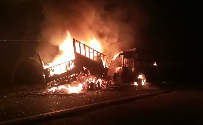 Kannauj Bus Fire: 20 Feared Dead After Bus Carrying 46 Catches Fire In Uttar Pradesh's Kannauj