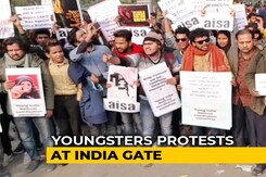 Protest Against Citizenship Act At India Gate On New Year Day Protest Against Citizenship Act At India Gate On New Year Day