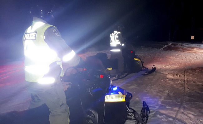 One Dead, 5 Tourists Missing After Snowmobiles Fall Through Ice In Canada